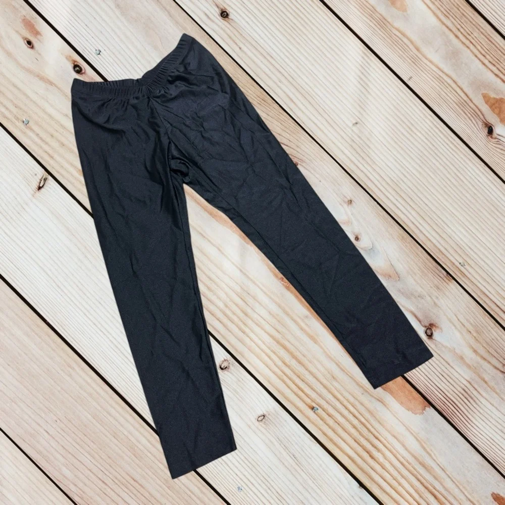 Melissa Simone XS black capri swim pants